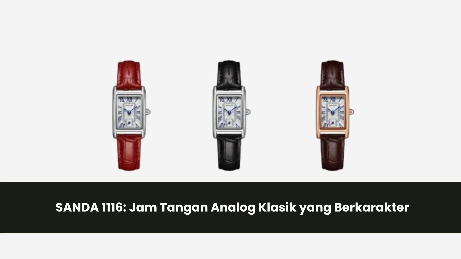 SANDA 1116: Jam Tangan Analog Klasik yang Berkarakter